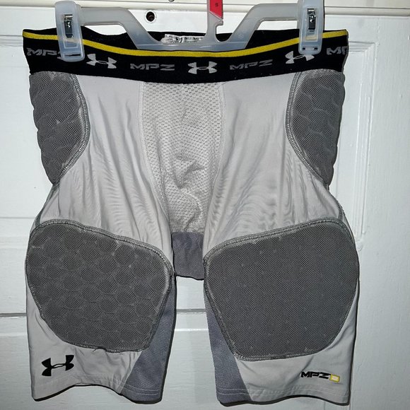 Under Armour Other - Under Armour Mpz 2 Pad White Football Girdle Padded Short Size XL